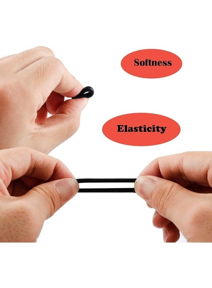 ChicAbode قائمة المنتجات ذات الصلة حامل النظارات السيليكون الجولة, حامل النظارات المضادة للانزلاق, النظارات الإطار, حامل الأكمام الموجهة, حامل النظارات المضادة للانزلاق الجولة الراحة إطار النظارات, نظارات شمسية, 10 أزواج أسود - Image 5